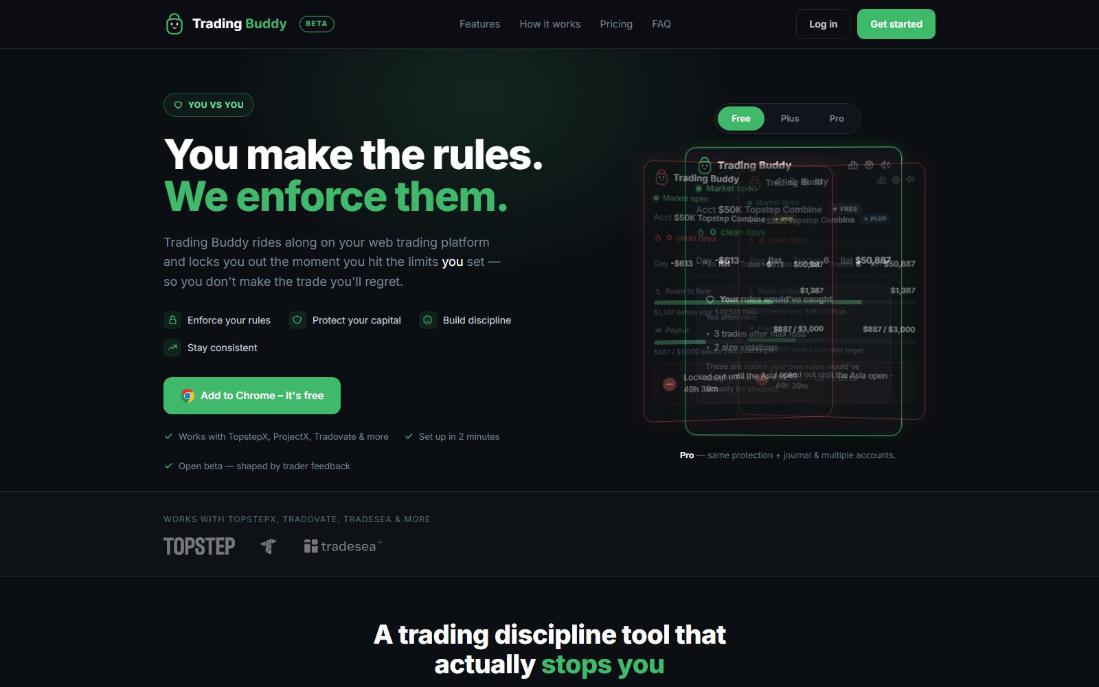 Trading Buddy web app